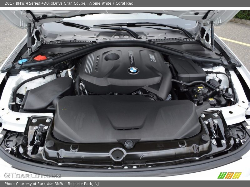 Alpine White / Coral Red 2017 BMW 4 Series 430i xDrive Gran Coupe