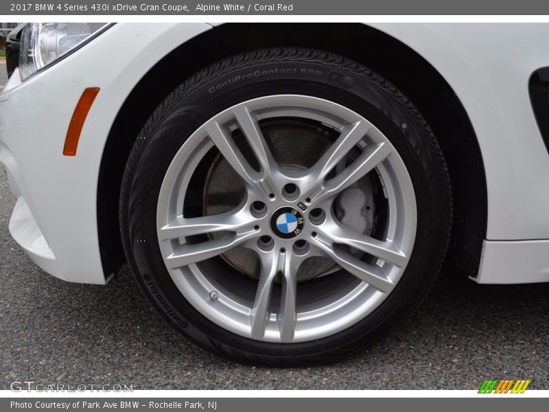 Alpine White / Coral Red 2017 BMW 4 Series 430i xDrive Gran Coupe