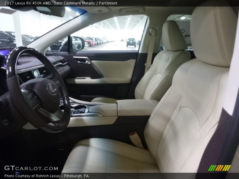 Satin Cashmere Metallic / Parchment 2017 Lexus RX 450h AWD