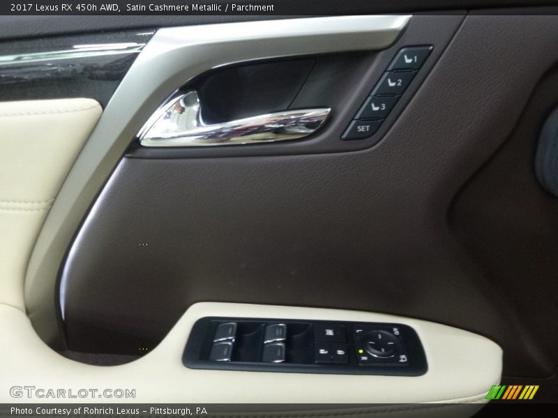 Satin Cashmere Metallic / Parchment 2017 Lexus RX 450h AWD