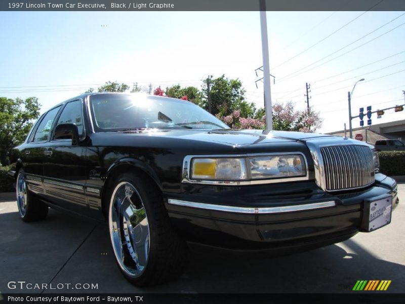 Black / Light Graphite 1997 Lincoln Town Car Executive