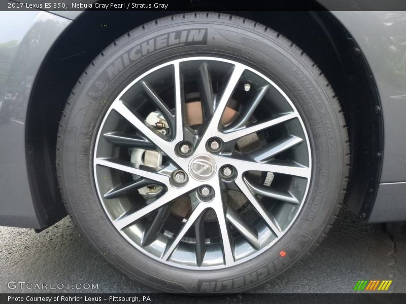 Nebula Gray Pearl / Stratus Gray 2017 Lexus ES 350