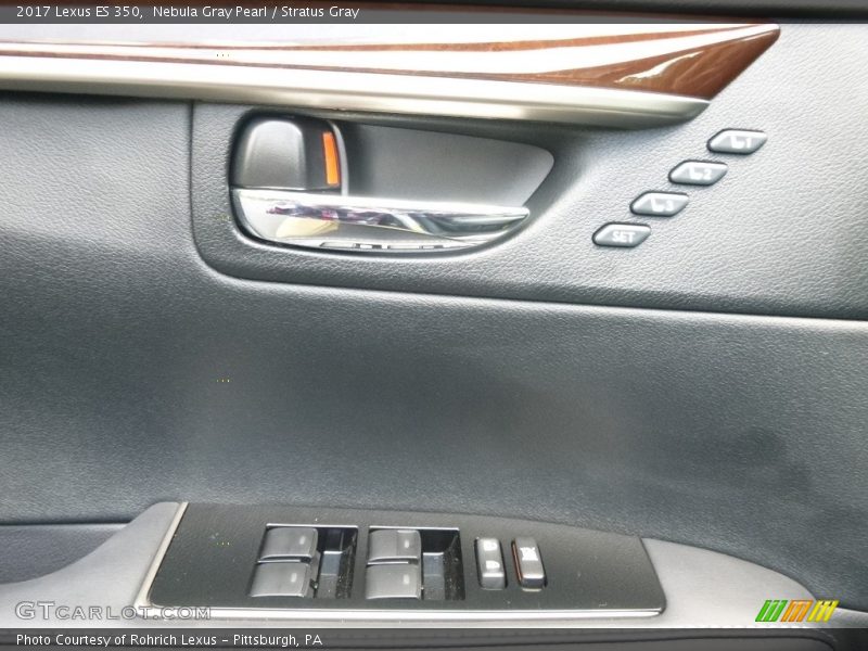 Nebula Gray Pearl / Stratus Gray 2017 Lexus ES 350