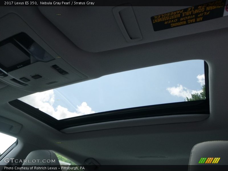 Nebula Gray Pearl / Stratus Gray 2017 Lexus ES 350