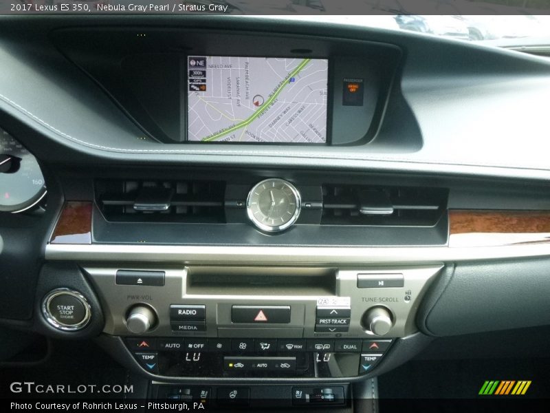 Nebula Gray Pearl / Stratus Gray 2017 Lexus ES 350