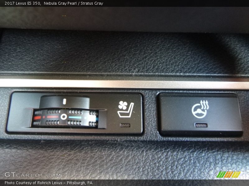 Nebula Gray Pearl / Stratus Gray 2017 Lexus ES 350