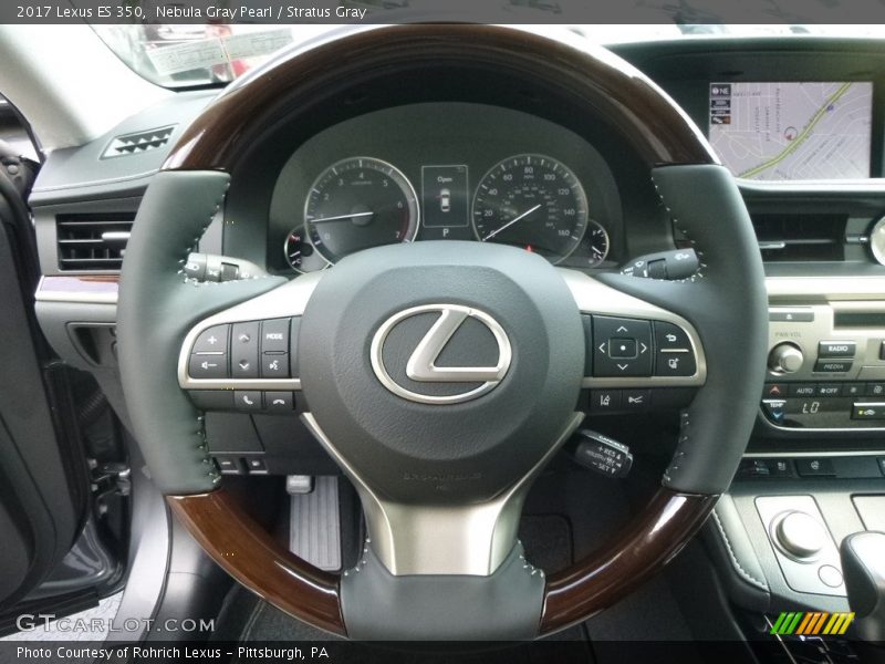 Nebula Gray Pearl / Stratus Gray 2017 Lexus ES 350