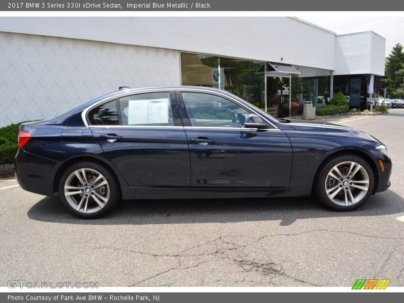 Imperial Blue Metallic / Black 2017 BMW 3 Series 330i xDrive Sedan