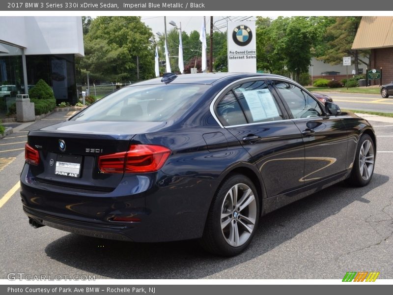 Imperial Blue Metallic / Black 2017 BMW 3 Series 330i xDrive Sedan