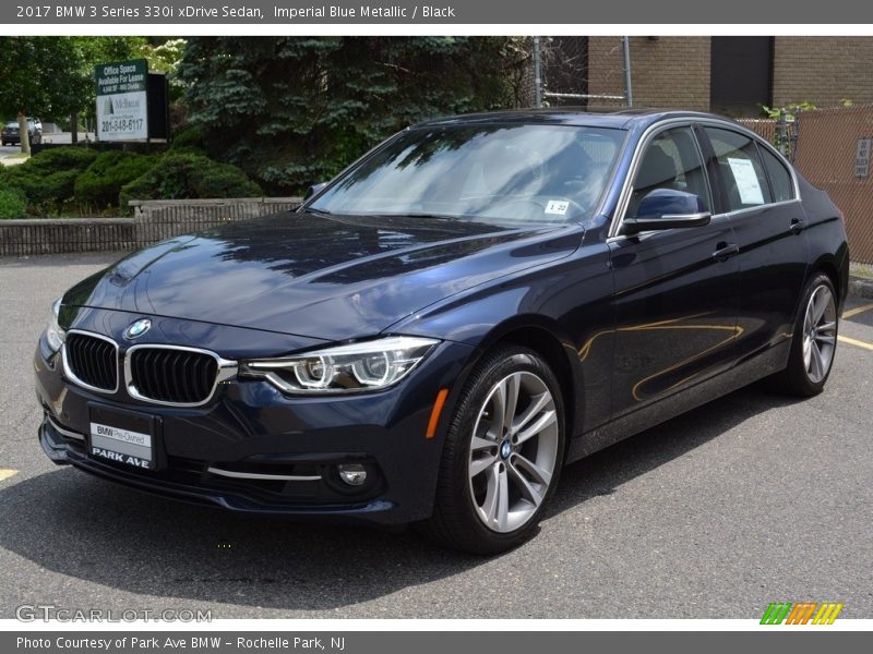 Imperial Blue Metallic / Black 2017 BMW 3 Series 330i xDrive Sedan