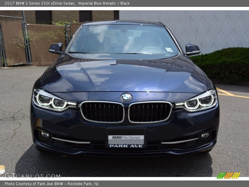 Imperial Blue Metallic / Black 2017 BMW 3 Series 330i xDrive Sedan
