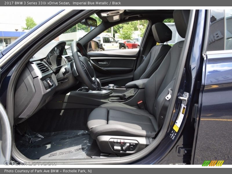 Imperial Blue Metallic / Black 2017 BMW 3 Series 330i xDrive Sedan