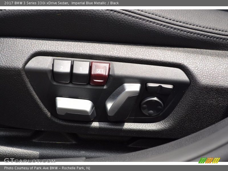 Imperial Blue Metallic / Black 2017 BMW 3 Series 330i xDrive Sedan