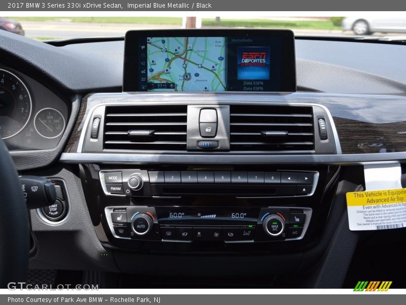 Imperial Blue Metallic / Black 2017 BMW 3 Series 330i xDrive Sedan