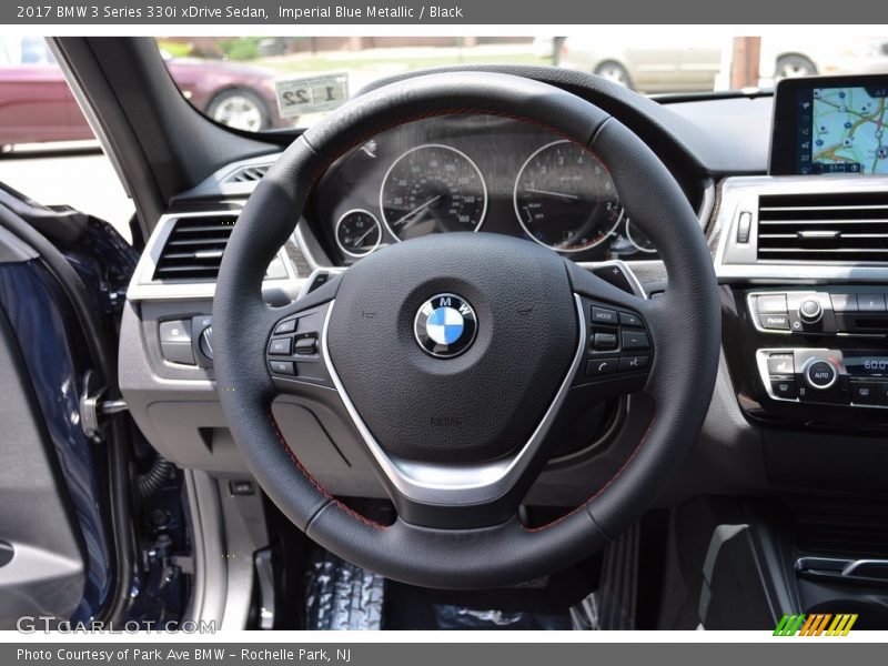 Imperial Blue Metallic / Black 2017 BMW 3 Series 330i xDrive Sedan