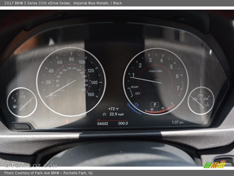 Imperial Blue Metallic / Black 2017 BMW 3 Series 330i xDrive Sedan
