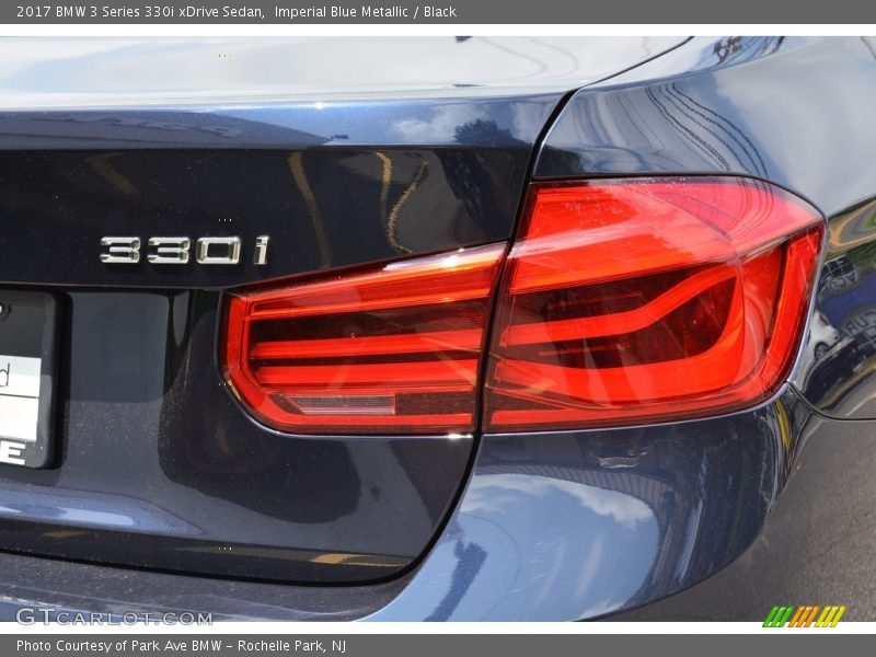 Imperial Blue Metallic / Black 2017 BMW 3 Series 330i xDrive Sedan