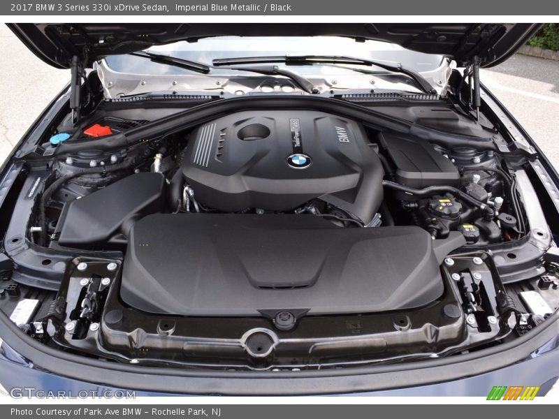 Imperial Blue Metallic / Black 2017 BMW 3 Series 330i xDrive Sedan