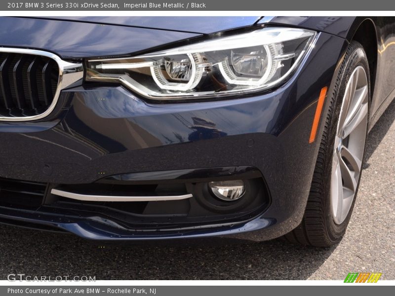 Imperial Blue Metallic / Black 2017 BMW 3 Series 330i xDrive Sedan