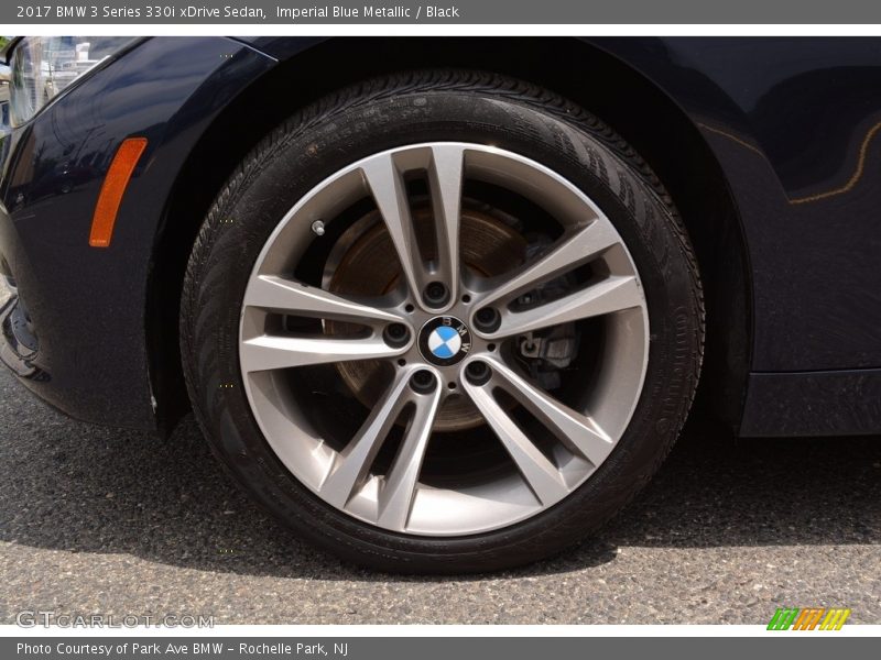 Imperial Blue Metallic / Black 2017 BMW 3 Series 330i xDrive Sedan