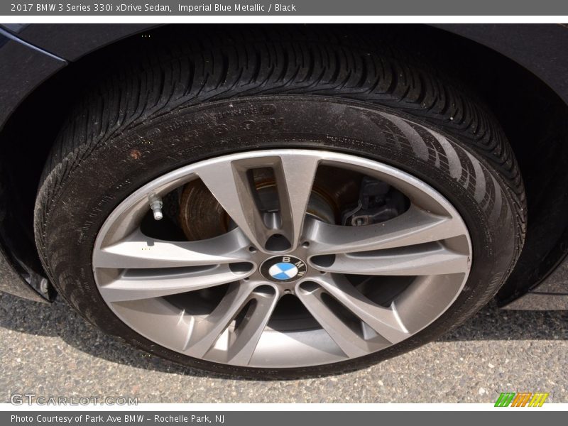 Imperial Blue Metallic / Black 2017 BMW 3 Series 330i xDrive Sedan