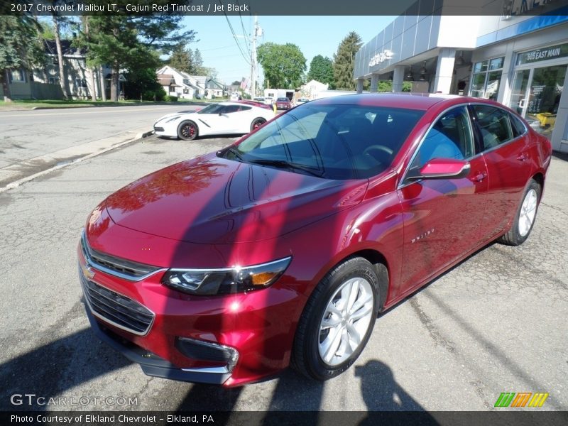 Cajun Red Tintcoat / Jet Black 2017 Chevrolet Malibu LT