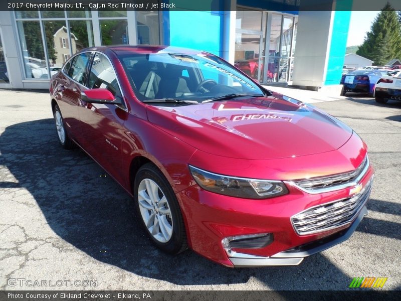 Cajun Red Tintcoat / Jet Black 2017 Chevrolet Malibu LT