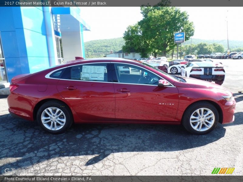 Cajun Red Tintcoat / Jet Black 2017 Chevrolet Malibu LT