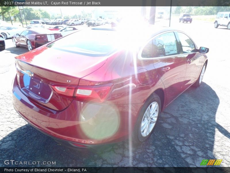 Cajun Red Tintcoat / Jet Black 2017 Chevrolet Malibu LT