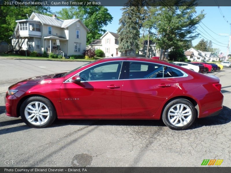 Cajun Red Tintcoat / Jet Black 2017 Chevrolet Malibu LT