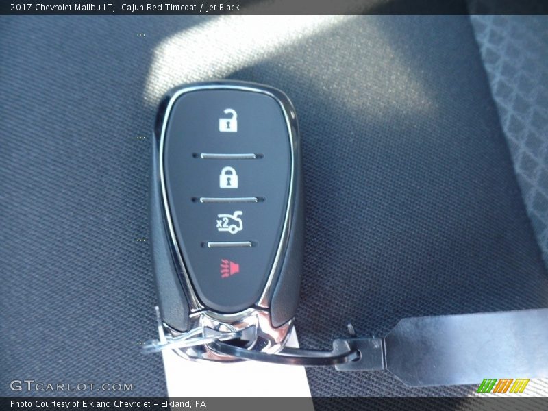 Cajun Red Tintcoat / Jet Black 2017 Chevrolet Malibu LT