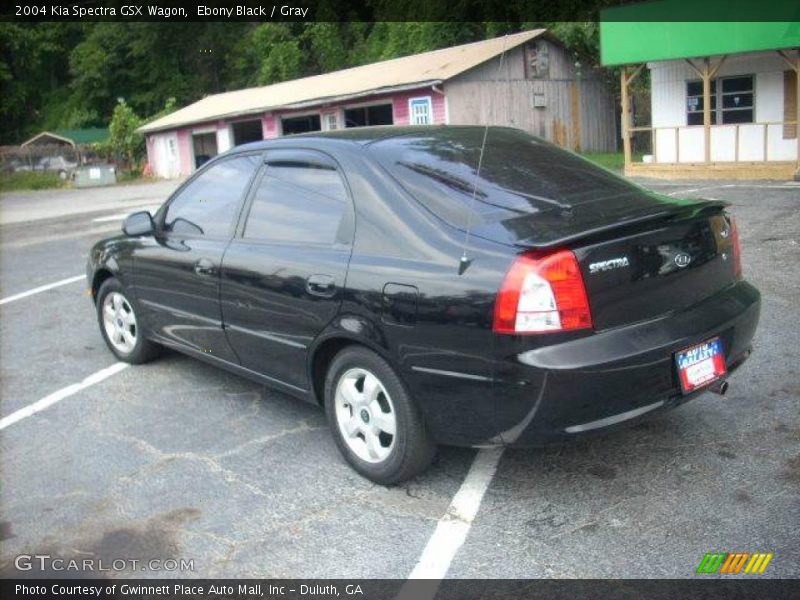 Ebony Black / Gray 2004 Kia Spectra GSX Wagon