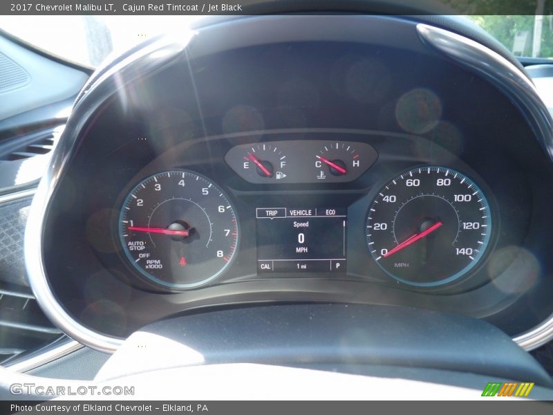 Cajun Red Tintcoat / Jet Black 2017 Chevrolet Malibu LT