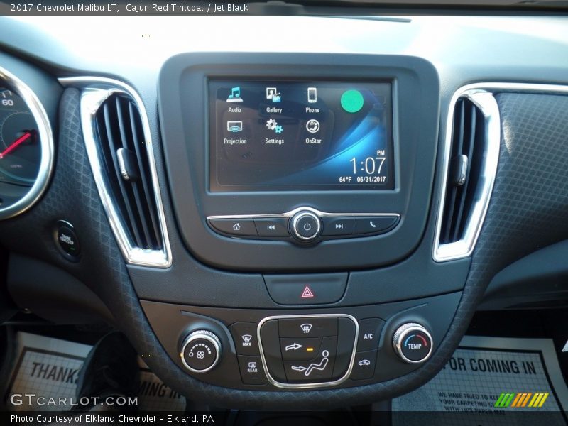 Cajun Red Tintcoat / Jet Black 2017 Chevrolet Malibu LT