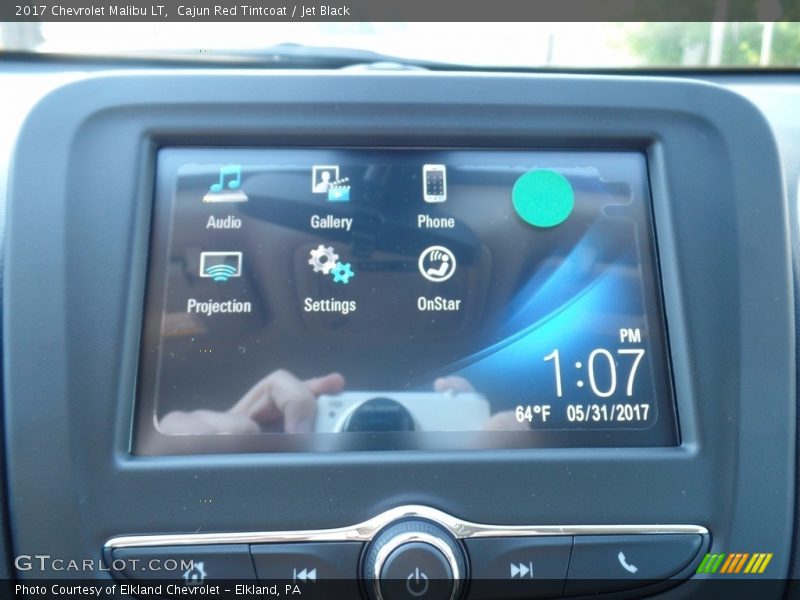 Cajun Red Tintcoat / Jet Black 2017 Chevrolet Malibu LT