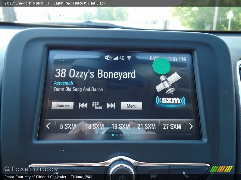 Cajun Red Tintcoat / Jet Black 2017 Chevrolet Malibu LT