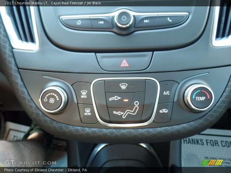 Cajun Red Tintcoat / Jet Black 2017 Chevrolet Malibu LT