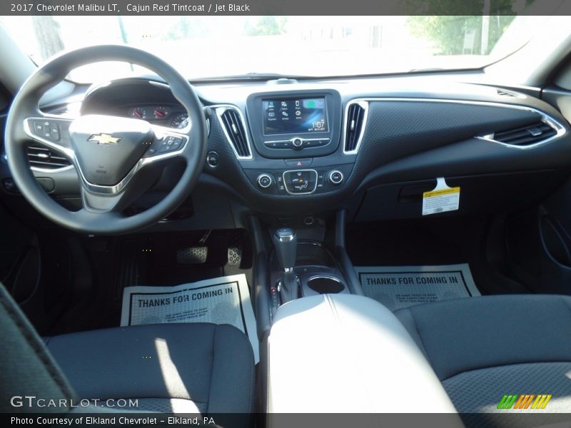 Cajun Red Tintcoat / Jet Black 2017 Chevrolet Malibu LT