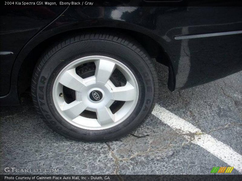 Ebony Black / Gray 2004 Kia Spectra GSX Wagon