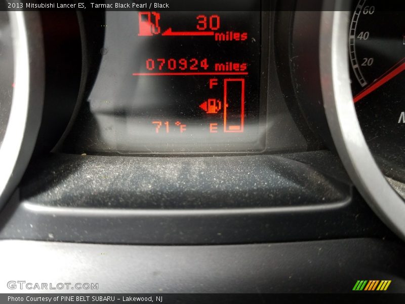 Tarmac Black Pearl / Black 2013 Mitsubishi Lancer ES