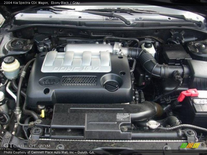 Ebony Black / Gray 2004 Kia Spectra GSX Wagon