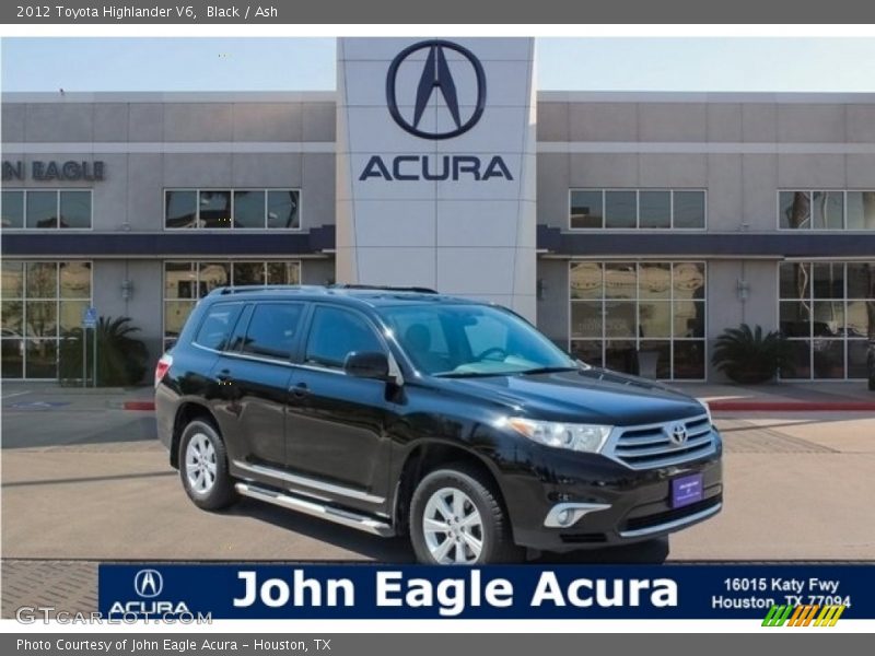 Black / Ash 2012 Toyota Highlander V6