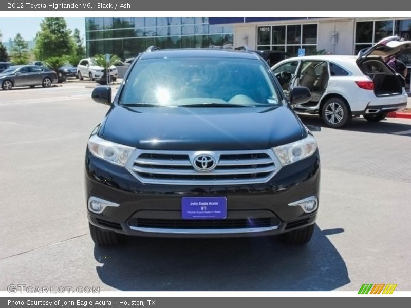 Black / Ash 2012 Toyota Highlander V6