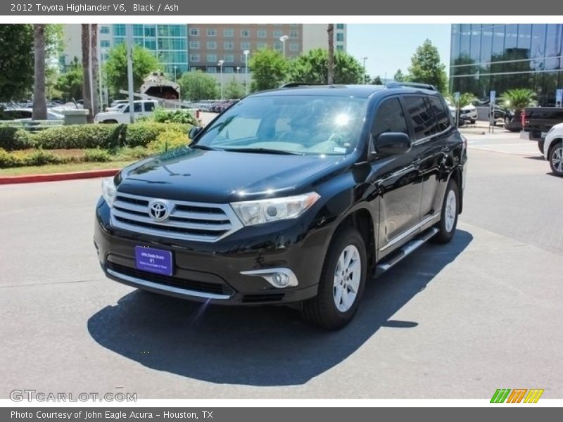 Black / Ash 2012 Toyota Highlander V6