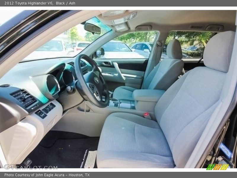 Black / Ash 2012 Toyota Highlander V6