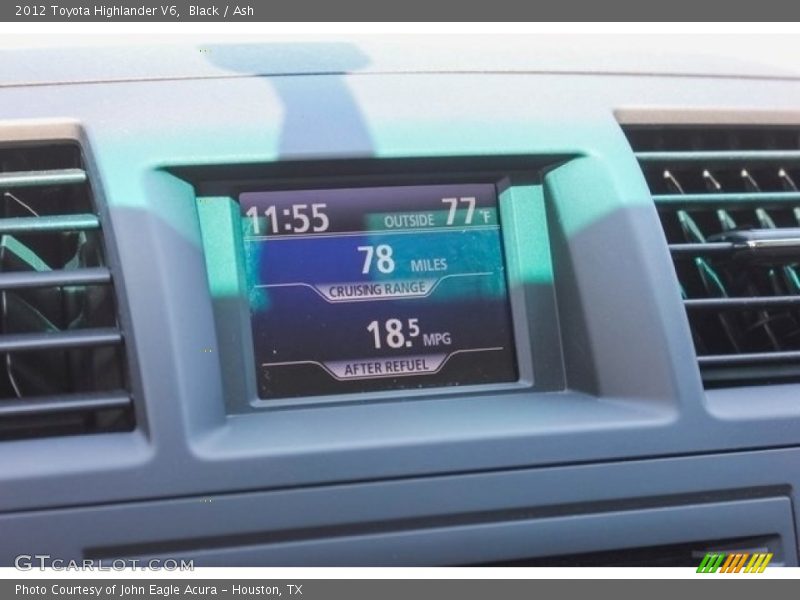 Black / Ash 2012 Toyota Highlander V6