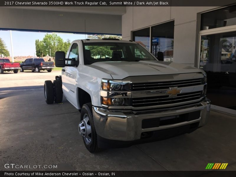Summit White / Dark Ash/Jet Black 2017 Chevrolet Silverado 3500HD Work Truck Regular Cab