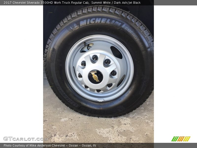 Summit White / Dark Ash/Jet Black 2017 Chevrolet Silverado 3500HD Work Truck Regular Cab