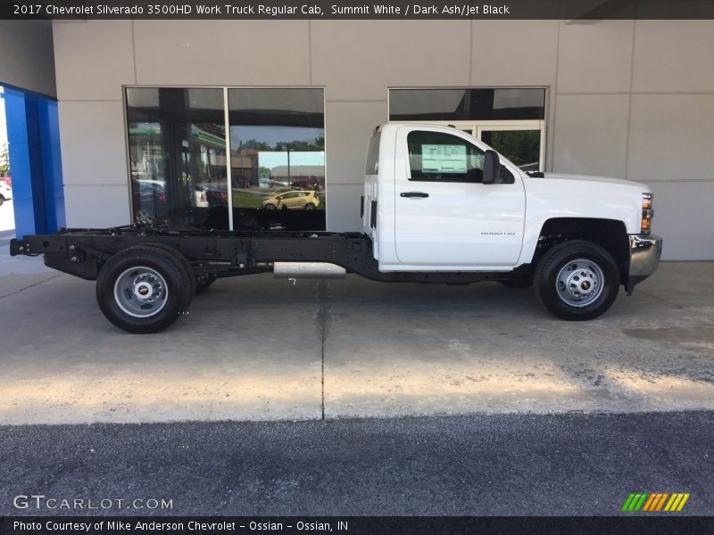 Summit White / Dark Ash/Jet Black 2017 Chevrolet Silverado 3500HD Work Truck Regular Cab