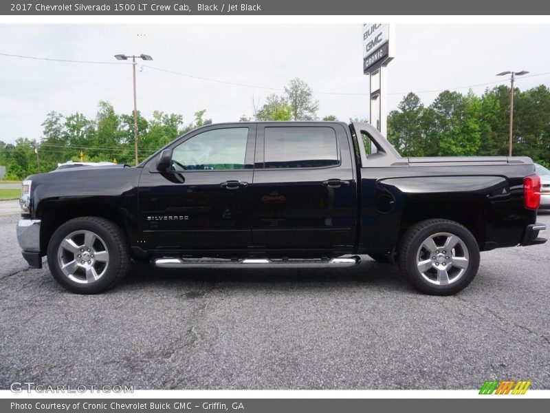 Black / Jet Black 2017 Chevrolet Silverado 1500 LT Crew Cab